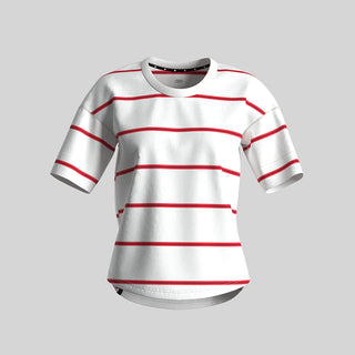 ciele athletics - WNSBTShirt - Millenium Stripe - White Rock - 1