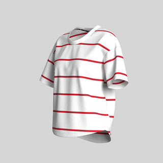 ciele athletics - WNSBTShirt - Millenium Stripe - White Rock - 2