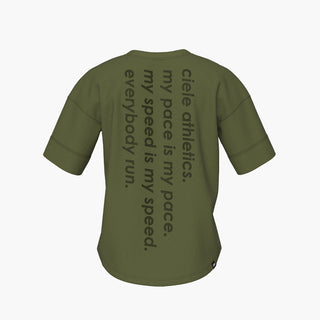 ciele athletics - WNSBTShirt - Pace Back - Mossland - 2